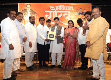BJP CONSTITUTION GLORY CAMPAIGN : डॉ बाबासाहेब आंबेडकर आणि संविधानाचा सन्मान भाजपा सरकारनेच केला- केंद्रीय मंत्री ज्योतिरादित्य सिंधीया