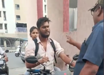 NANDED CITY: सुरक्षारक्षकाच्या अरेरावी आणि मारहाणीचा दुसरा व्हिडिओ समोर