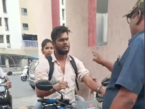 NANDED CITY: सुरक्षारक्षकाच्या अरेरावी आणि मारहाणीचा दुसरा व्हिडिओ समोर