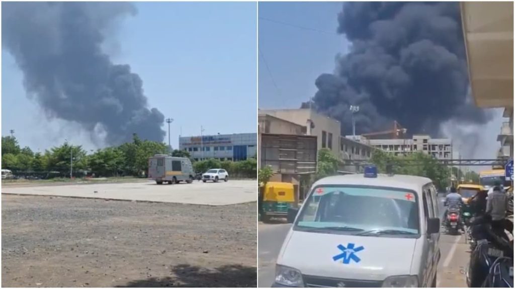 AHMEDABAD PLANE CRASH २४२ प्रवाशांना घेऊन लंडनला जाणारे एअर इंडियाचे विमान अहमदाबाद विमानतळावरून उड्डाण केल्यानंतर काही वेळातच कोसळले.