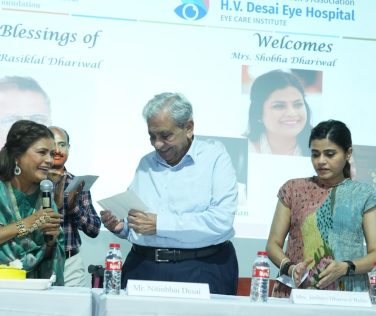 JANHAVI DHARIWAL BALAN:रसिकलाल माणिकचंद धारिवाल फाऊंडेशन द्वारा आयोजीत शोभाआर धारीवाल यांच्या जन्मदिनानिमित्त एच व्ही देसाई आय हॉस्पिटल येथे मोफत नेत्र तपासणी ,