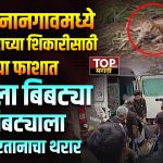 DAUND NANGAON BIBTYA NEWS: दौंड तालुक्यातील नानगाव परिसरात"रानडुक्कराच्या शिकारीसाठी लावलेल्या फाशात एक बिबट्या अडकला... ही घटना पाहण्यासाठी शेकडो लोकांनी गर्दी केल्याने वाहतूक कोंडी झाली. अखेर वनविभागाने आणि ‘रेसक्यू टीम’ने संयुक्त मोहिम राबवत बिबट्याची सुटका केली