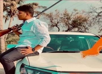 Photo Controversy: Ravindra Dhangekar’s Son Prefers Playing with Guns? Photos with Gun Go Viral