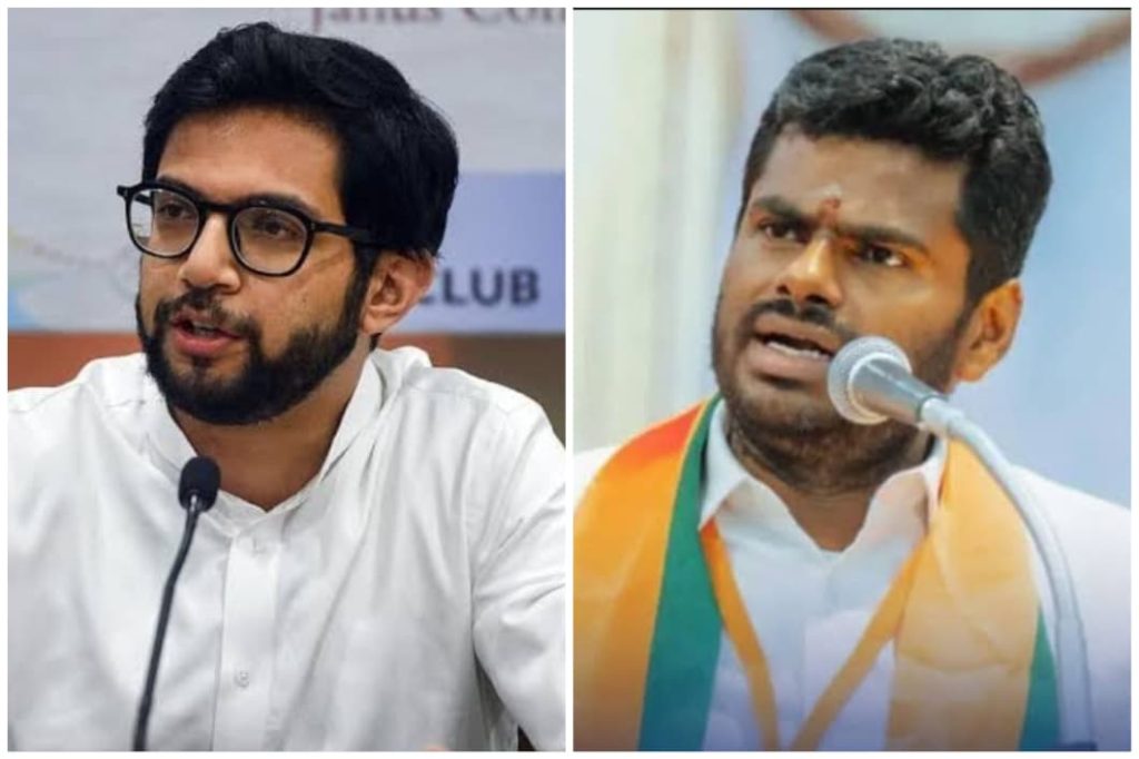 ADITYA THACKAREY REPLAY ON ANNAMALAI