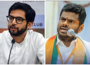 ADITYA THACKAREY REPLAY ON ANNAMALAI