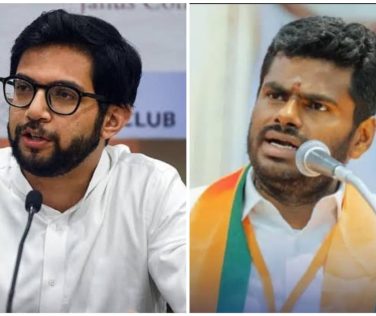 ADITYA THACKAREY REPLAY ON ANNAMALAI